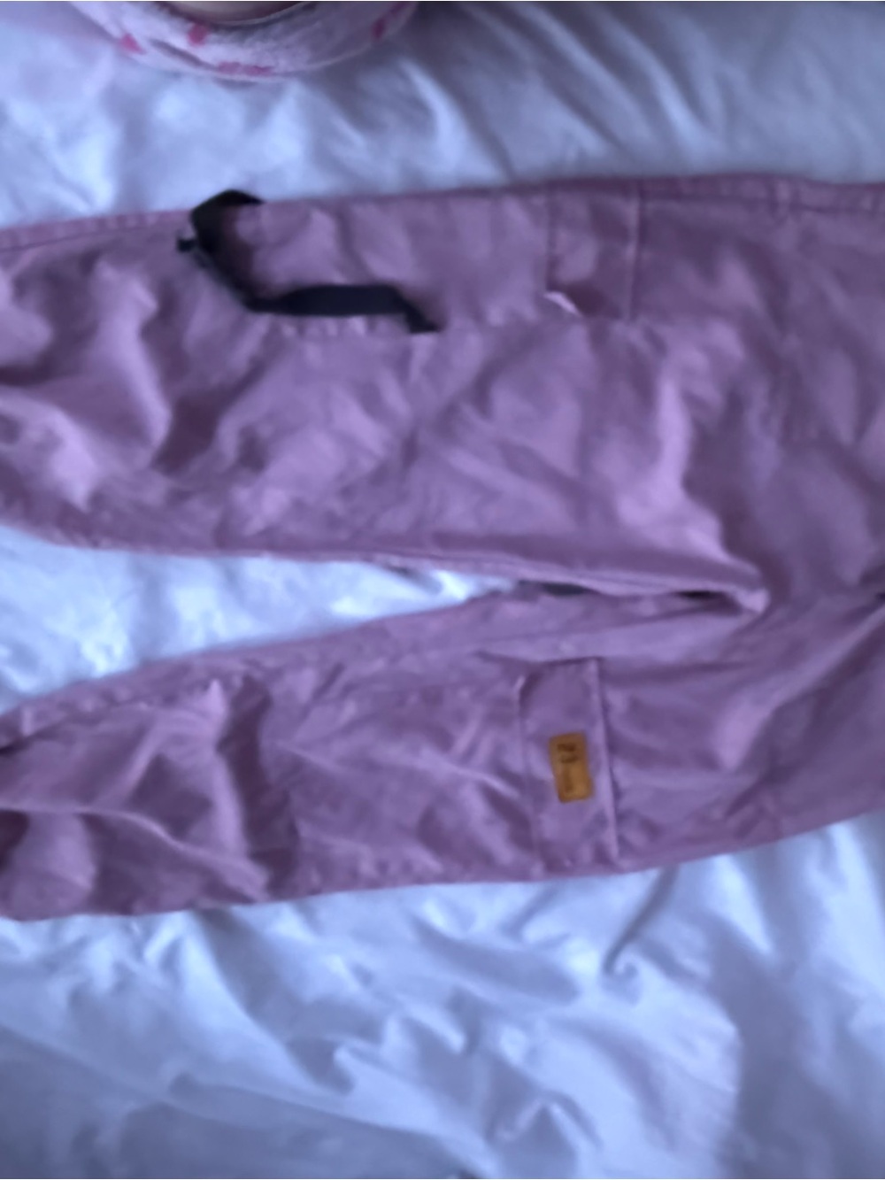 Light Mauve Pink Cargo Joggers